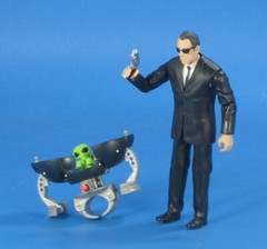 2012 Men In Black Agent K 4″ Action Figure Loose Complete MIB 3 Galactic Racer
