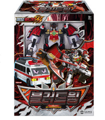 Metal Cardbot W Season 3 BLOODWING Transformer Robot Car Ambulance Toy