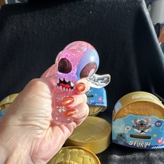Disney Stitch Lilo & Stitch Glitter Figure w/ Gold Capsule Pack Ages 3+
