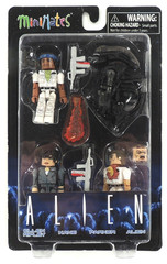 Alien 35th Anniversary Minimates 4-Pack Daimond Select Toys 2014 (SEALED)