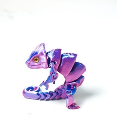 8.3inch 3D Printed Lizard Model,Articulated Animals Figure,Fidget Toy Home Decor