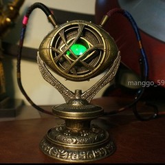 Doctor Strange 1:1 Eye Of Agamotto With Stand Full Metal Led Light New In Stock