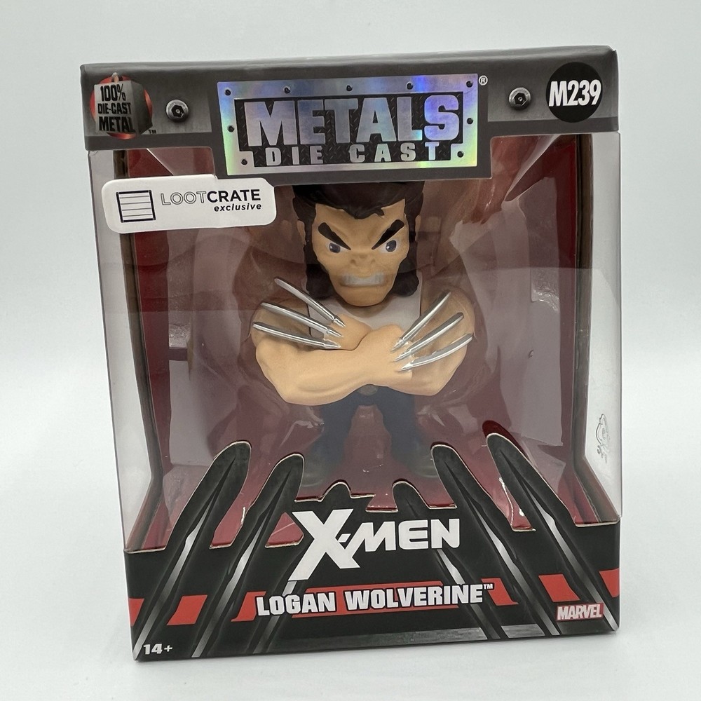 Jada Metals Die Cast X-Men Old Man Logan Wolverine M240 Loot Crate Exclusive