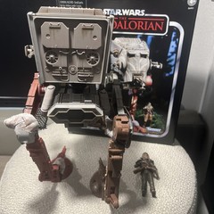 Star Wars Vintage Collection AT-ST Raider Vehicle Mandalorian w/ Box Figure