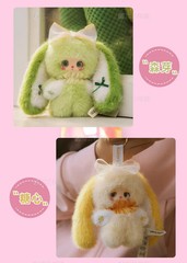 Baby Three Liila Rainbow Candy Bunny Blind Box Keychain Mystery Gift