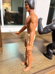 Big Jim Mattel Tarzan Tiger Grip Hands Knife Josh Jeff Jack Gorilla P.A.C.K.