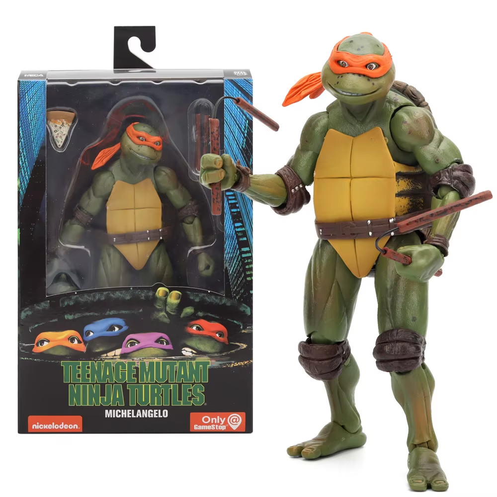 NECA Teenage Mutant Ninja Turtles TMNT Leonardo Raphael Donatello Action Figure