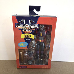 Biker Mice from Mars MODO Cyborg Mouse Figure w/ Accessories Nacelle NEW NIB