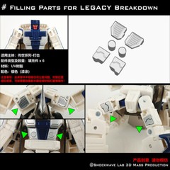 Shockwave Lab Filler Upgrade Kit For SS/Legacy/Kingdom/Titans Return/Siege