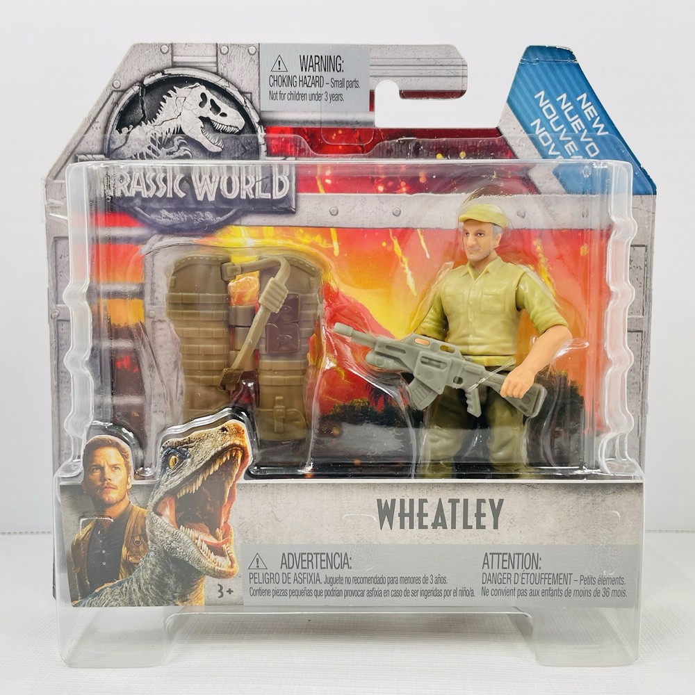 Jurassic World Fallen Kingdom Ken Wheatley Action Figure Mattel NEW Sealed 2018