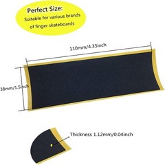 High-Performance 30Pcs Foam Grip Tape for Fingerboards – Durable & Easy to Use