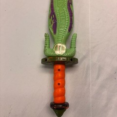 Vintage 1990 Teenage Mutant Ninja Turtles TMNT Leonardo Sewer Force Sword