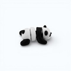 Lot 20 Articulated Panda Toy Mini 3D Printed Bear Fidget Desk Pet Animal – 2.2″