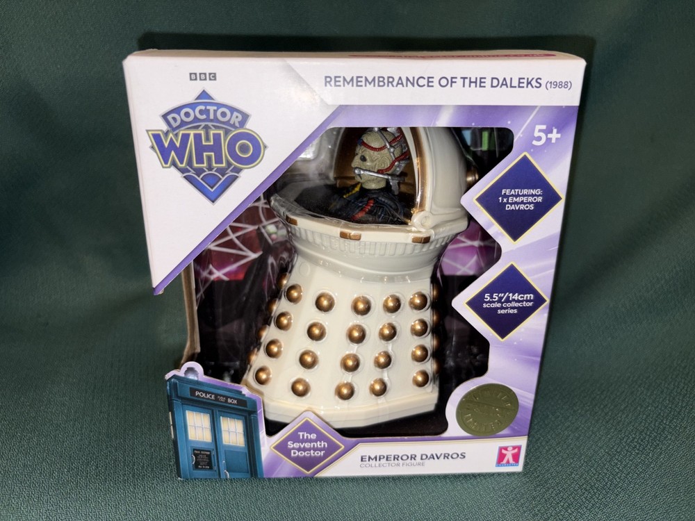 The Seventh Doctor Who Remembrance Of The Daleks Emperor Davros Figure SEALEDNEW