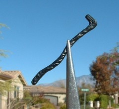 NICE ORIGINAL Emperor Cane Staff Accessory Kenner 1983 ROTJ Vintage Star Wars