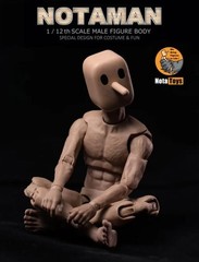 1/12 Notaman NT-0 Male Flexible Body Strong Muscular Square Head 16.5cm Figure