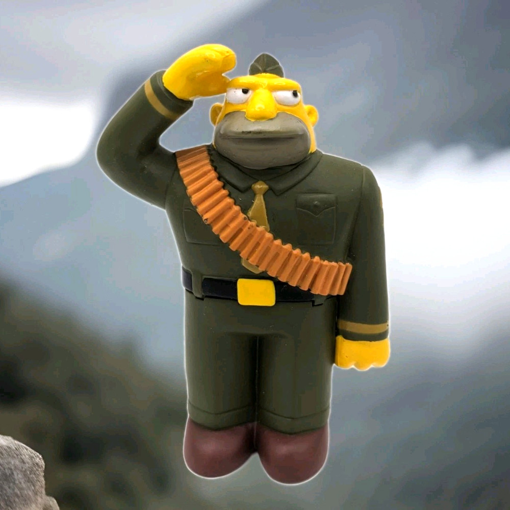 The Simpsons Corporal Punishment Multicoloured Plastic Action Figure Fox 2005