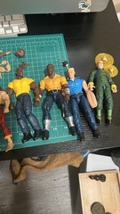 Marvel Legends Iron Fist Daredevil Luke Cage Defenders Lot