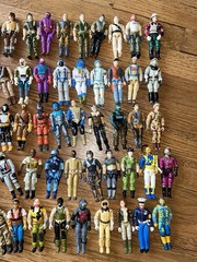 Gi Joe figure lot (3) random pick (3) 3.75 in ARAH Hasbro 80s 90s Great Deal!