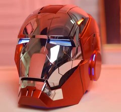 1:1 Iron Man MK5 Jarvis Deformable Voice Control Wearable Helmet Electroplated
