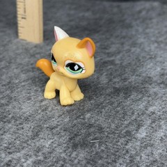 Littlest Pet Shop Beige Glitter Cat #626 Figure Hasbro 2007 LPS Collectible