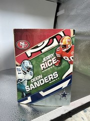 McFarlane Toys NFL Series 12 Deluxe 2-Pack Deion Sanders & Jerry Rice Boxed