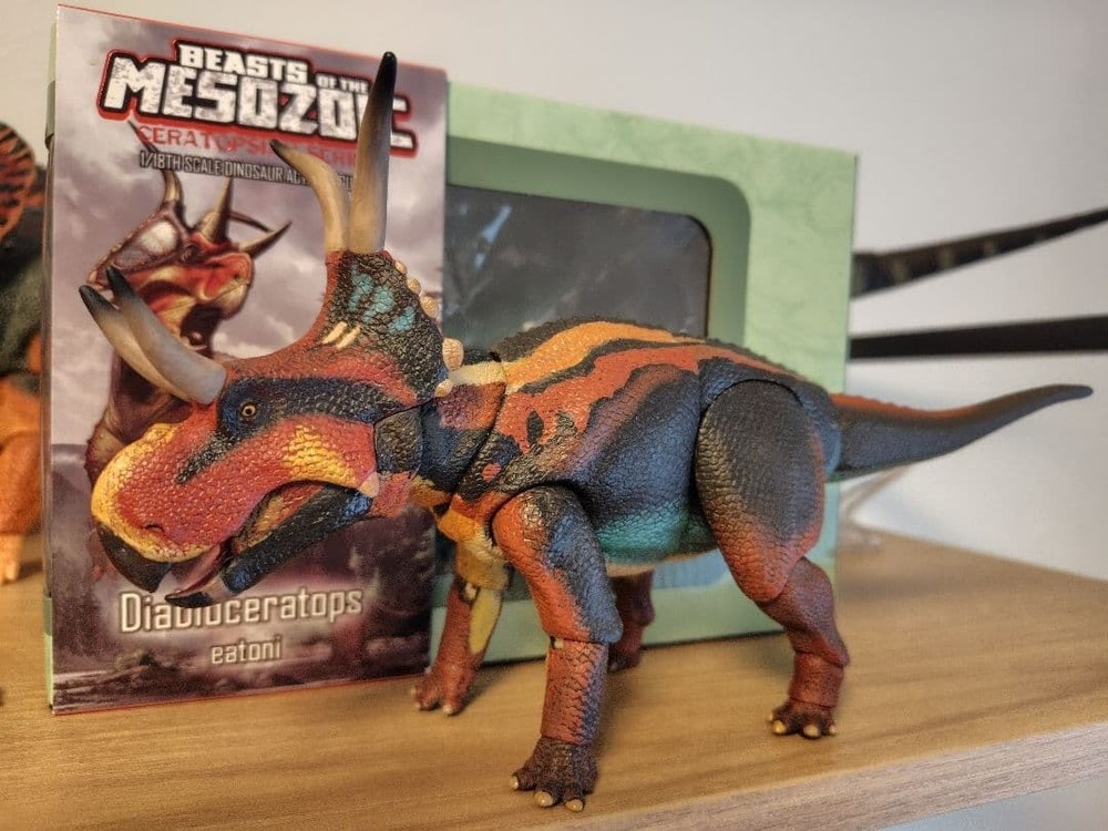 Used Beasts of The Mesozoic Creative Beast Studio Diabloceratops With Box