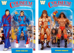 WWE Coliseum Collection Action Figure 2-Pack, Set with Ultimate Warrior & Honky