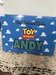 1996 RARE MIB MEDICOM TOY STORY ANDY & SID VINYL COLLECTIBLE DOLLS SET