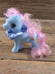My Littls Pony Gi-Go Bundle Of Three Unicorns Pink, White, And Blue