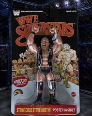 Stone Cold Steve Austin Black Card Variant LJN WWE Superstars Series 2 By Mattel