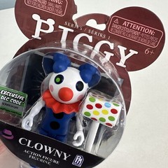 Piggy Clowny Action Figure (Series 1) with Exclusive DLC Code 3.5″ Sealed