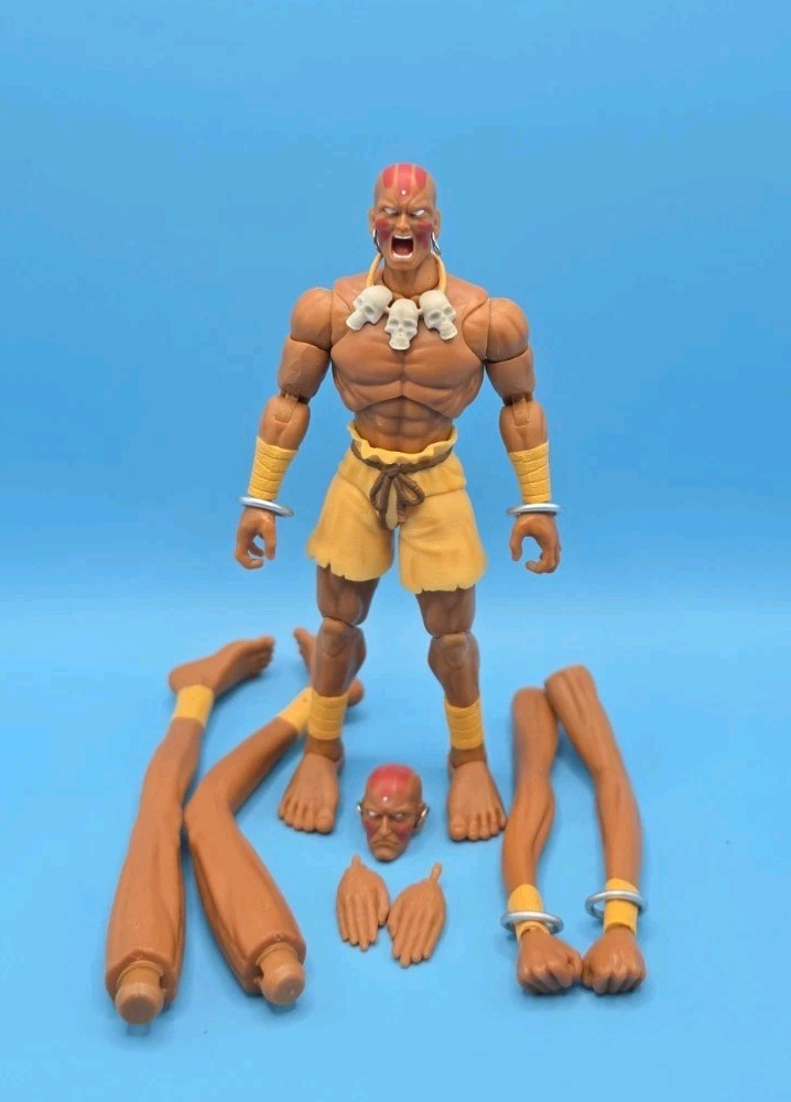 Jada Toys Street Fighter II Ultra Dhalsim 6″ Action Figure Complete Ships Fast!!