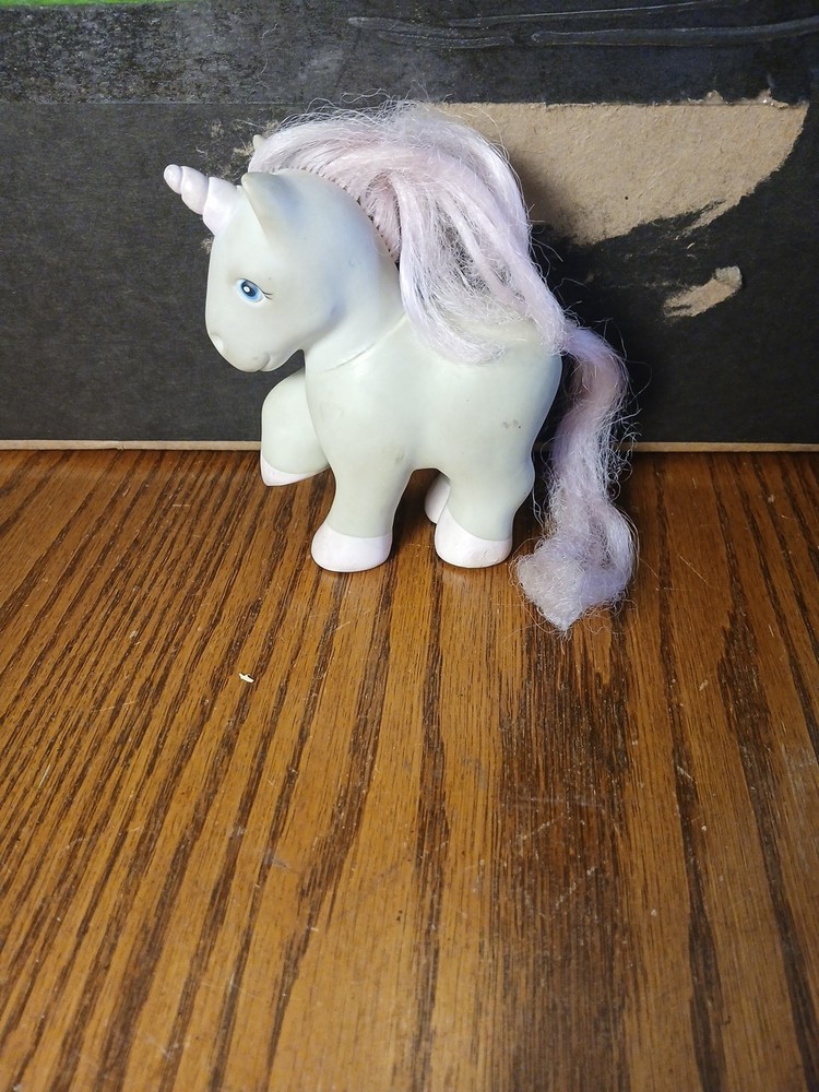 VINTAGE 1982 REMCO MY LITTLE PONY PINK UNICORN PRETTY PETS White /pink Hair