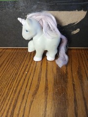 VINTAGE 1982 REMCO MY LITTLE PONY PINK UNICORN PRETTY PETS White /pink Hair