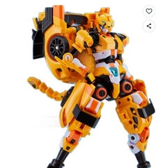 Metal CardBot W TACHY Transforming Robot Car Toy SAMG Korea