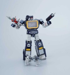 Transformation SD01 SD-01 K.0 Newage H21 Soundwave 10cm With Tape Toy Figure
