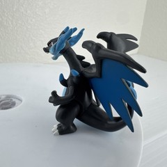 Vtg Nintendo Blue MEGA CHARIZARD X Pokemon TOMY 2.5″ Articulated Mini Figure