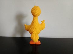 Sea World Sesame Place Big Bird 7 inch articulated PVC Vinyl Action Figure