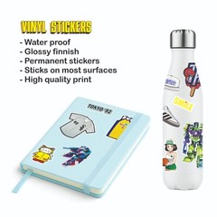 G1 Transformers Soundwave Mini-cassettes Sticker pack of 11 pieces RARE