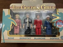 RARE!! Funko Reaction GOLDEN GIRLS ACTION FIGURE NY Comic Con 2016, Box Dings