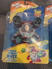1999 Mattel Disney Pixar Toy Story 2 Rocket Force Triple Threat Buzz + Soarin’