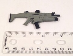 Action Force Assault Rifle Scar type gray w/ launcher 1:12 gun weapon accessory