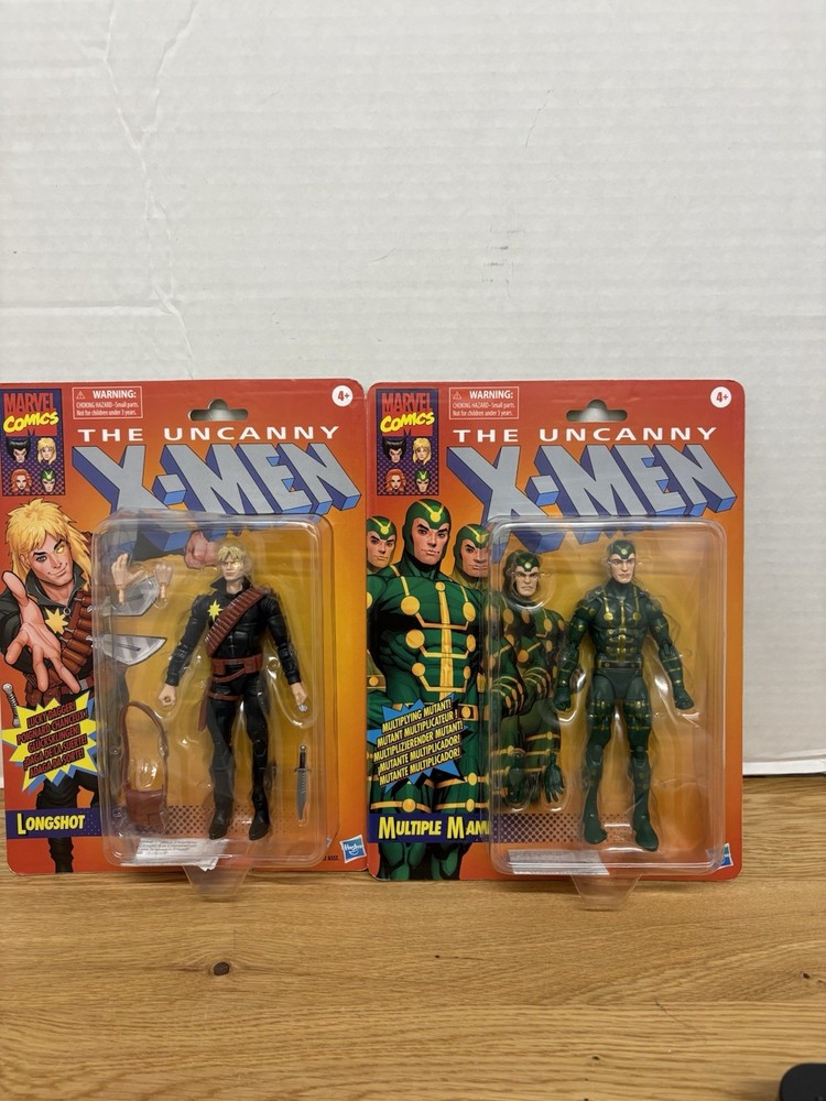 Marvel Comics the Uncanny X-Men Lot of 2 – LongShot & Multiple Man – Action Figs