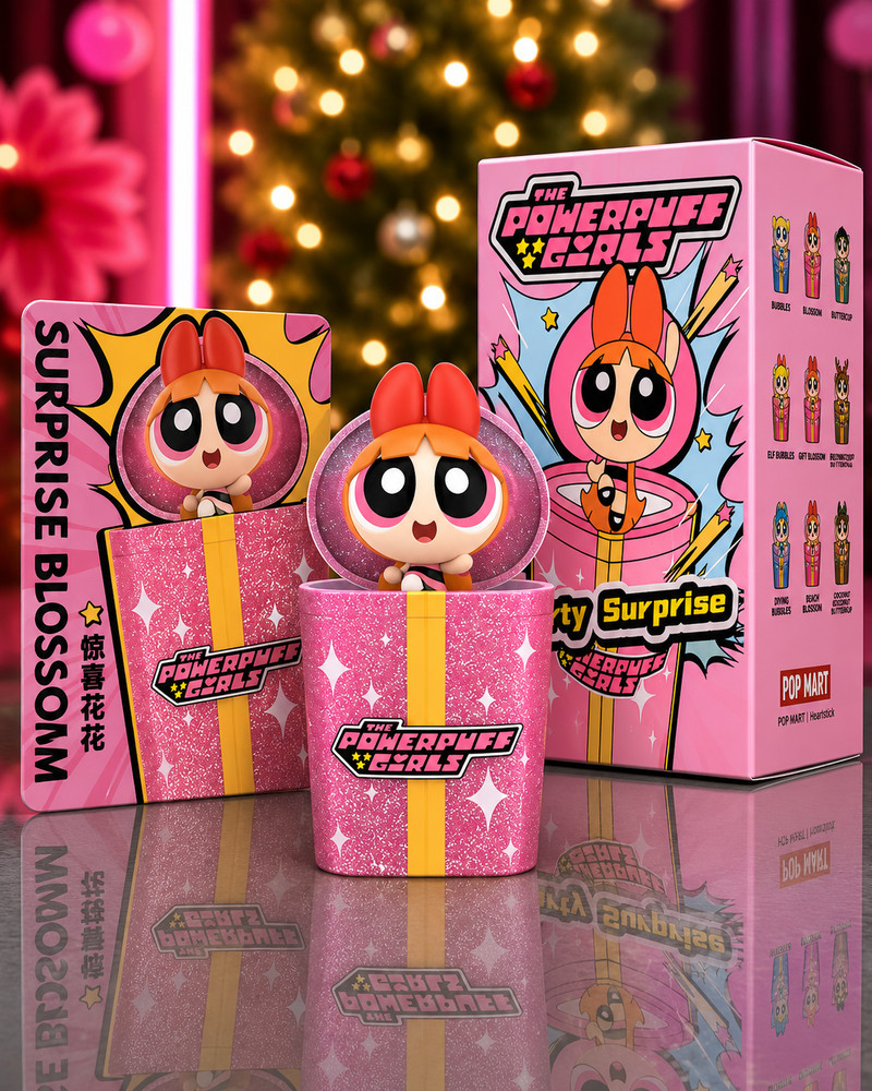 POP MART Powerpuff Girls Party Surprise Figure Confirmed Sealed Bag Card Box