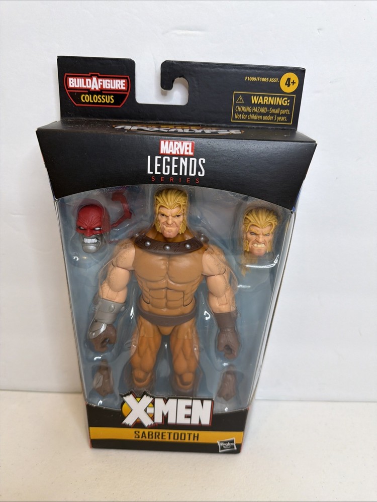 Marvel Legends Series X-Men Sabretooth 6-inch Action Figure Colossus BAF Hasbro