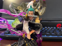 One Piece Roronoa Zoro Three Sword Style PVC Figure Anime Collectible Statue
