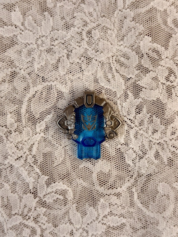 Transformers Movie Storm Surge Cyber Key Accessory Hasbro 2007 Blue/Silver Part