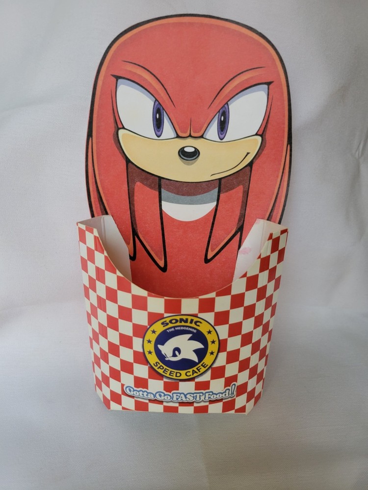 Sonic The Hedgehog Collectors Fastfood Container Knuckles *Free Shipping
