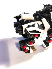Vintage 2002 Tomy Zoids WHITE LIGER ZERO Robot Figure Incomplete